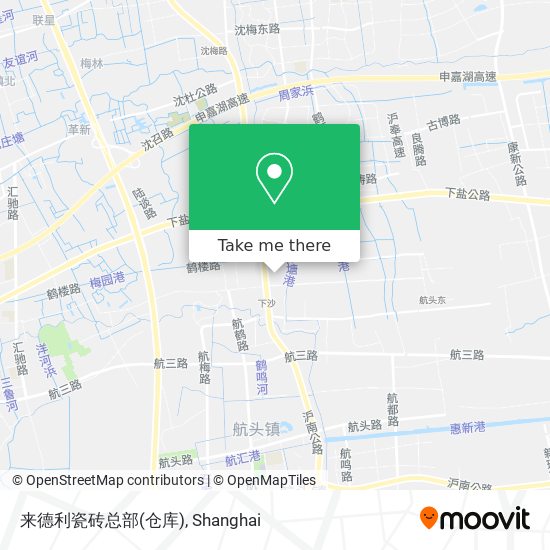 来德利瓷砖总部(仓库) map