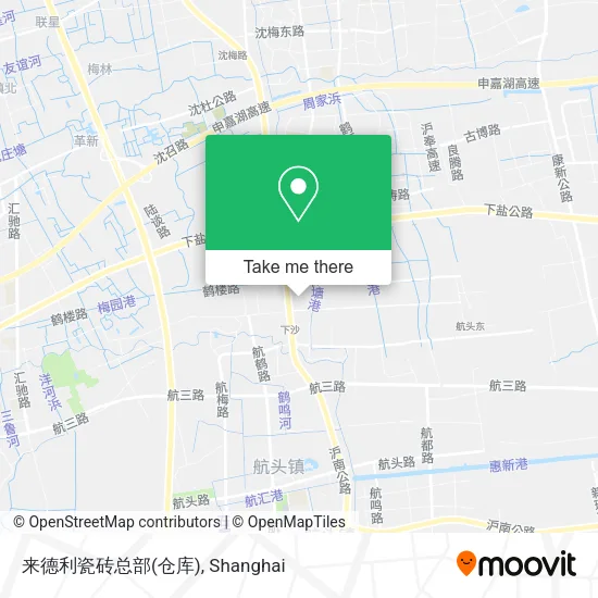 来德利瓷砖总部(仓库) map