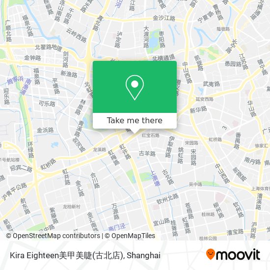 Kira Eighteen美甲美睫(古北店) map