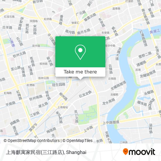 上海麒寓家民宿(三江路店) map