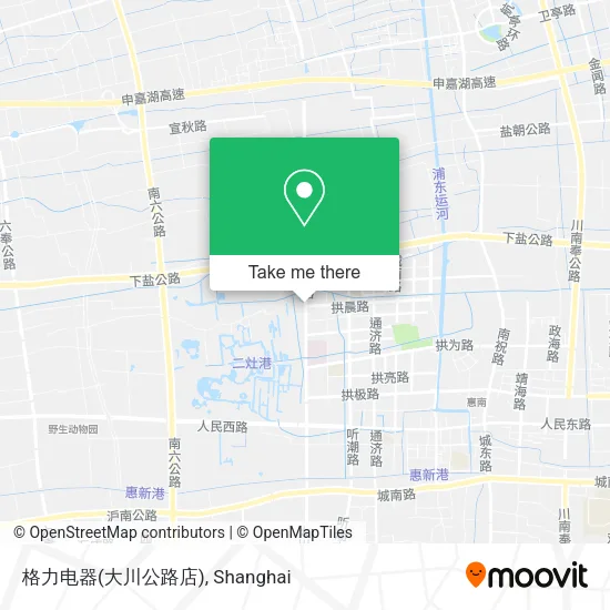 格力电器(大川公路店) map