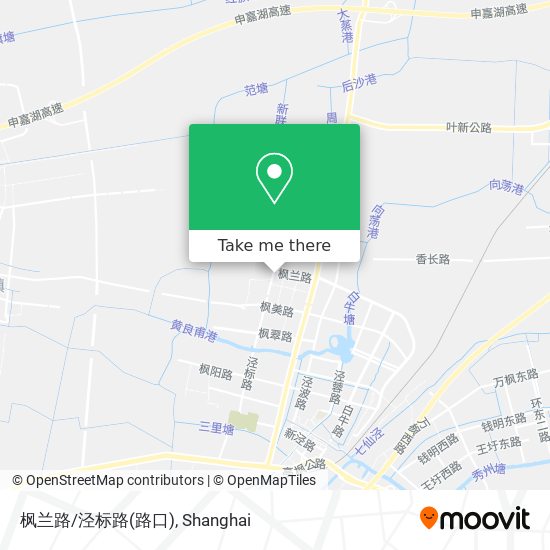 枫兰路/泾标路(路口) map