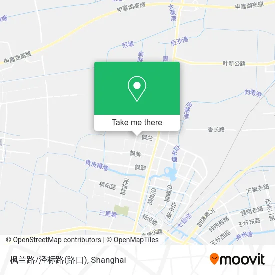 枫兰路/泾标路(路口) map