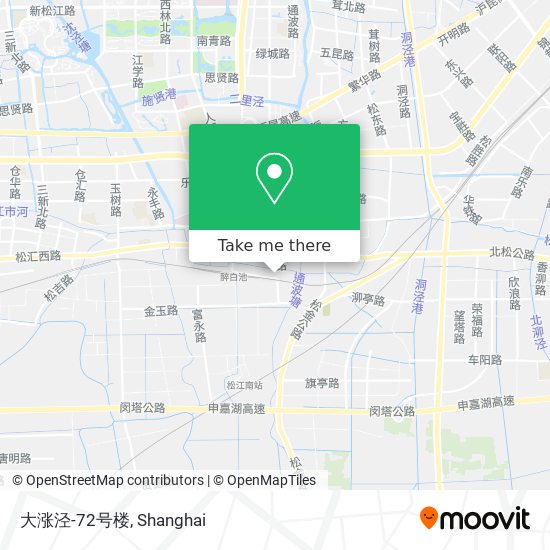 大涨泾-72号楼 map