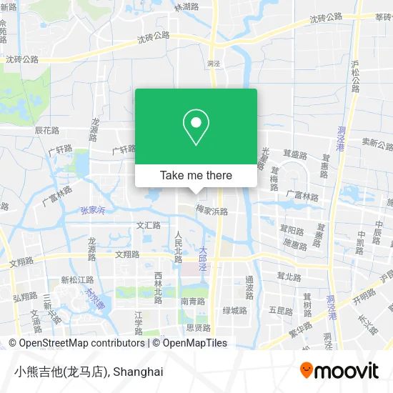 小熊吉他(龙马店) map