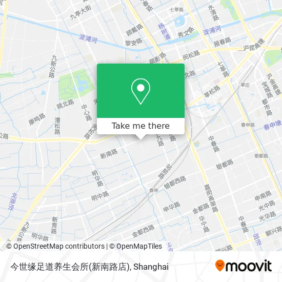 今世缘足道养生会所(新南路店) map