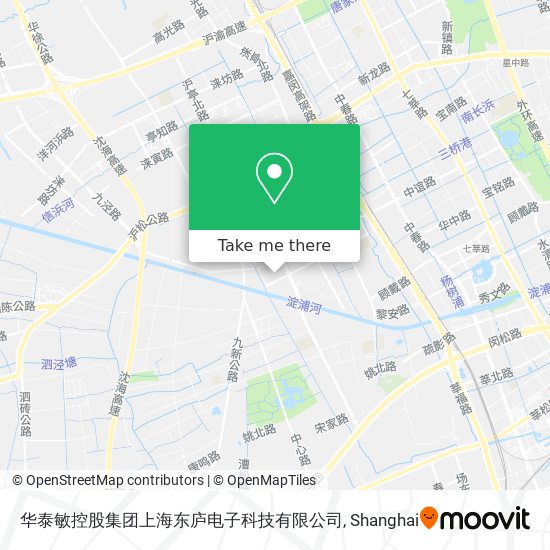 华泰敏控股集团上海东庐电子科技有限公司 map