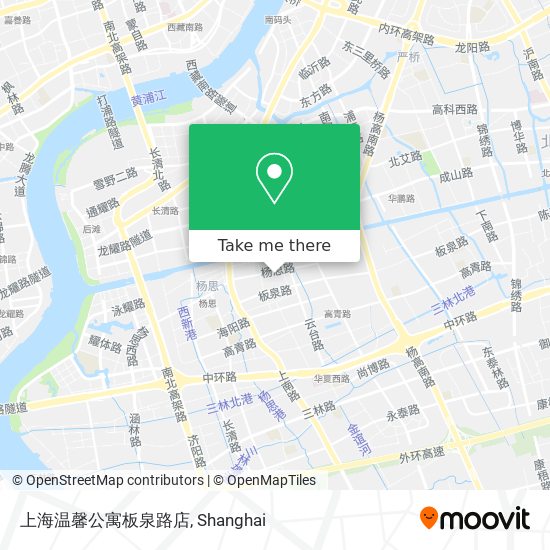 上海温馨公寓板泉路店 map