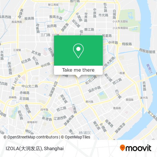 IZOLA(大润发店) map