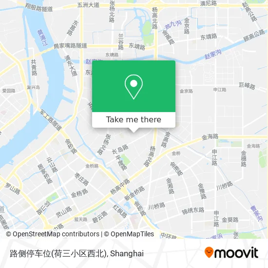 路侧停车位(荷三小区西北) map