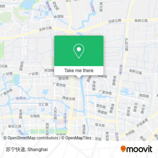 苏宁快递 map