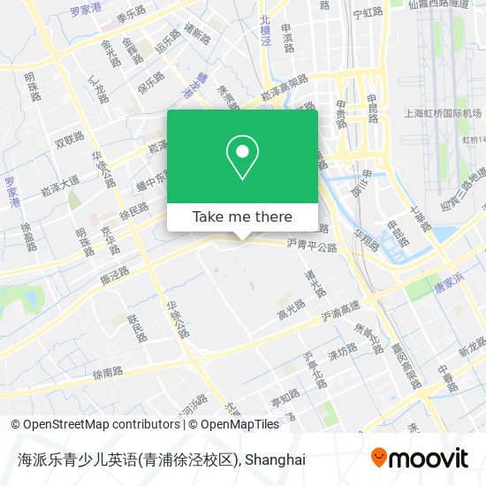 海派乐青少儿英语(青浦徐泾校区) map