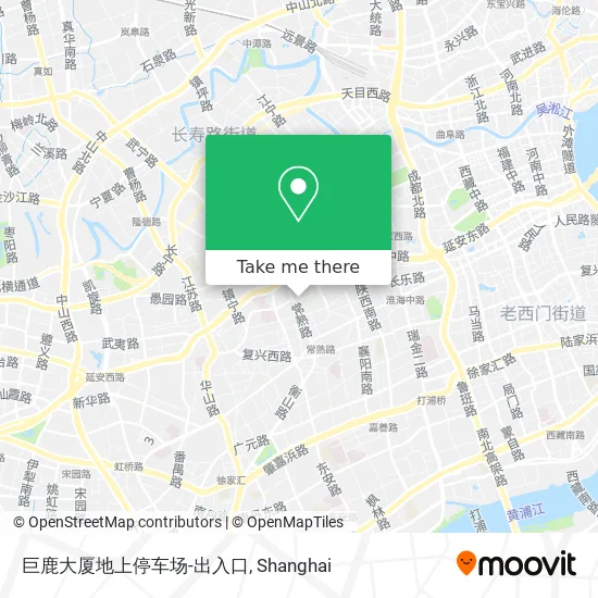 巨鹿大厦地上停车场-出入口 map