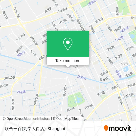 联合一百(九亭大街店) map