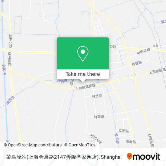 菜鸟驿站(上海金展路2147弄隆亭家园店) map