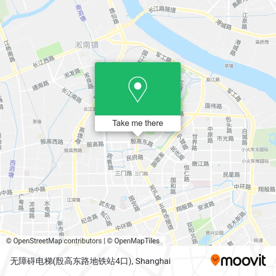 无障碍电梯(殷高东路地铁站4口) map