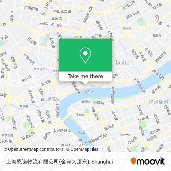 上海恩诺物流有限公司(金岸大厦东) map