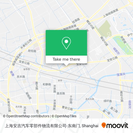 上海安吉汽车零部件物流有限公司-东南门 map