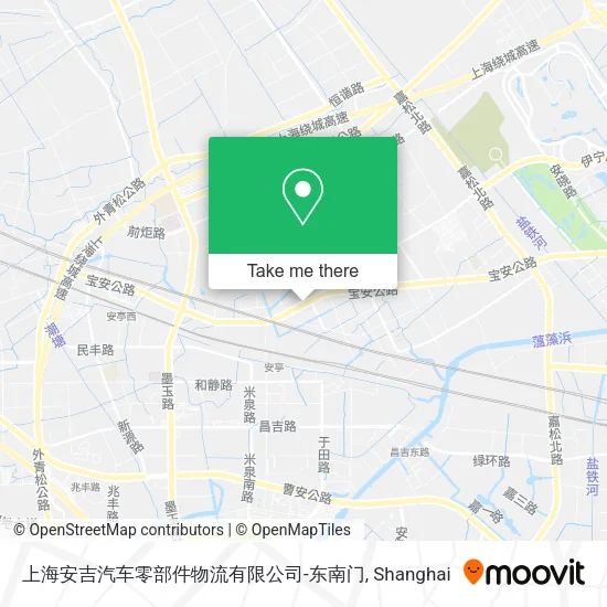 上海安吉汽车零部件物流有限公司-东南门 map