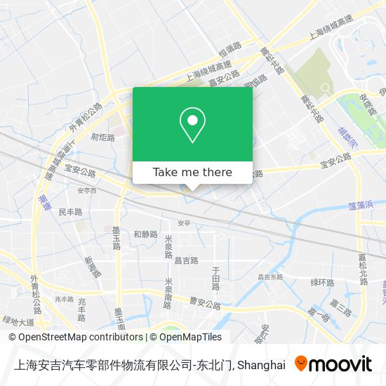 上海安吉汽车零部件物流有限公司-东北门 map