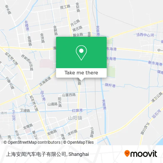 上海安闻汽车电子有限公司 map