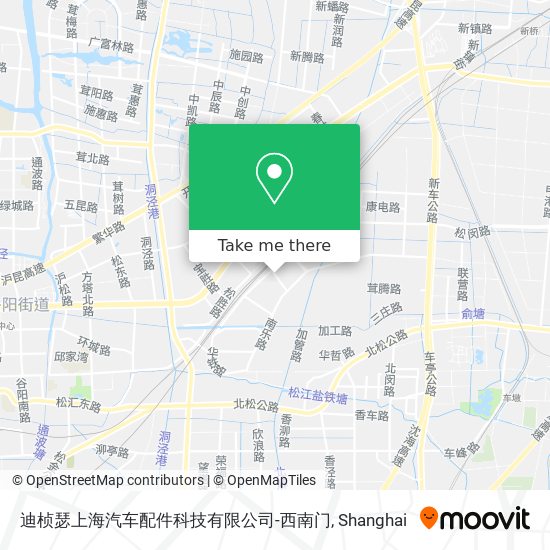 迪桢瑟上海汽车配件科技有限公司-西南门 map