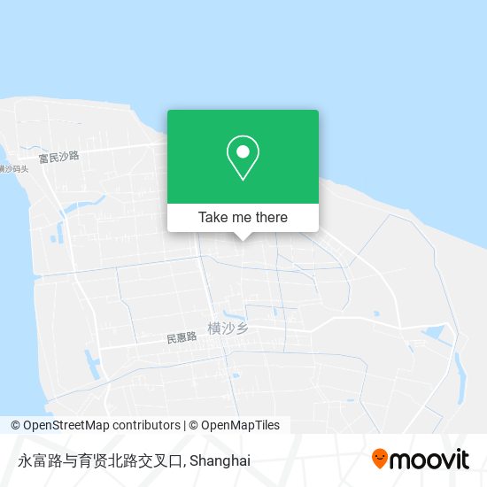 永富路与育贤北路交叉口 map