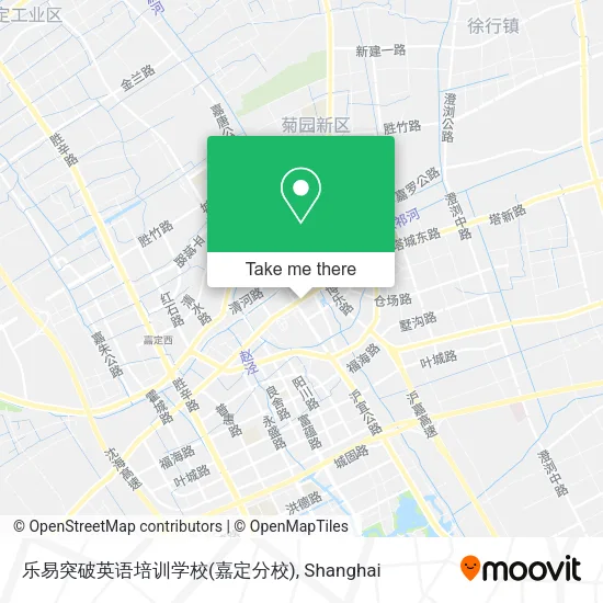 乐易突破英语培训学校(嘉定分校) map