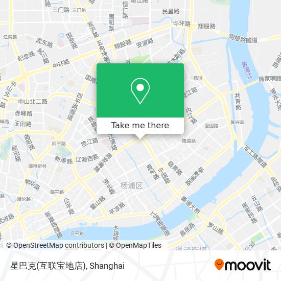 星巴克(互联宝地店) map