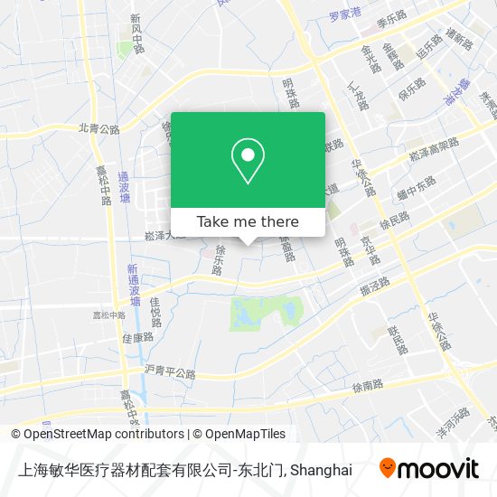 上海敏华医疗器材配套有限公司-东北门 map