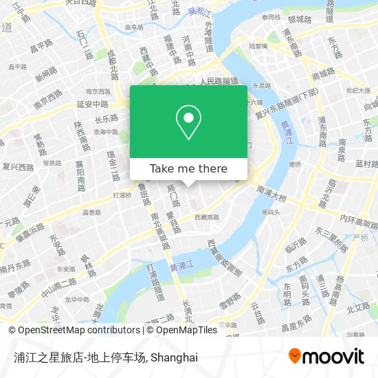 浦江之星旅店-地上停车场 map