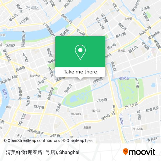 清美鲜食(迎春路1号店) map