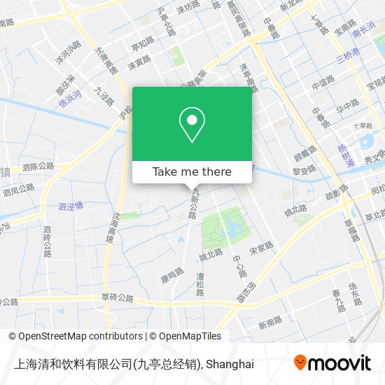 上海清和饮料有限公司(九亭总经销) map