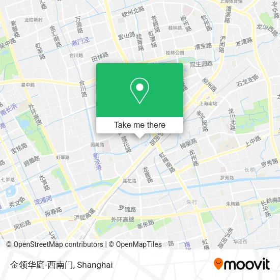 金领华庭-西南门 map