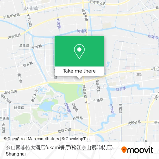 佘山索菲特大酒店fukami餐厅(松江佘山索菲特店) map