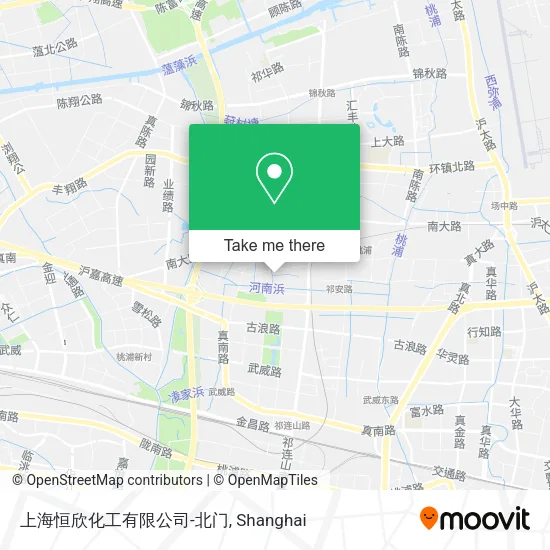 上海恒欣化工有限公司-北门 map