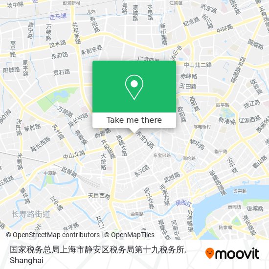 国家税务总局上海市静安区税务局第十九税务所 map