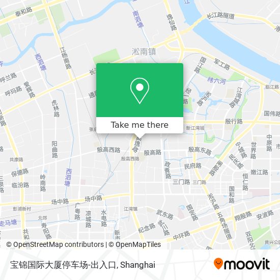 宝锦国际大厦停车场-出入口 map