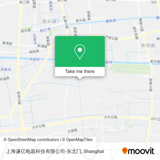 上海谦亿电器科技有限公司-东北门 map