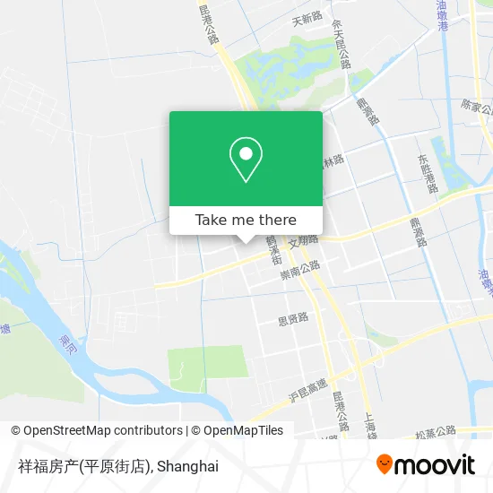 祥福房产(平原街店) map