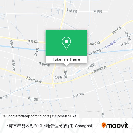 上海市奉贤区规划和上地管理局(西门) map