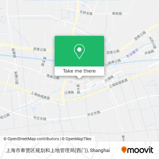 上海市奉贤区规划和上地管理局(西门) map