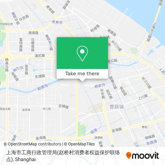 上海市工商行政管理局(赵桥村消费者权益保护联络点) map