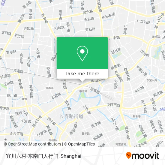 宜川六村-东南门人行门 map