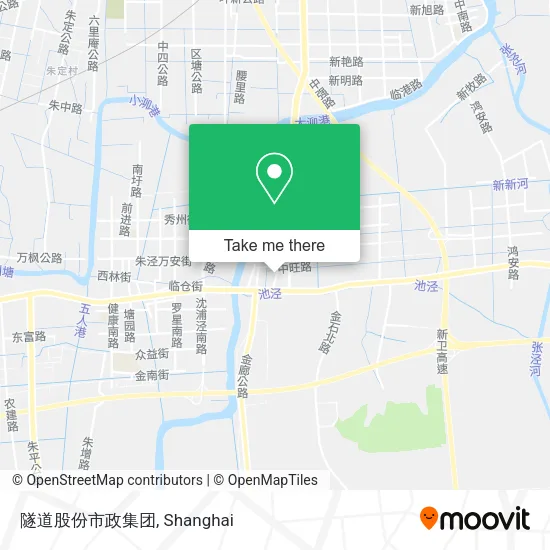 隧道股份市政集团 map