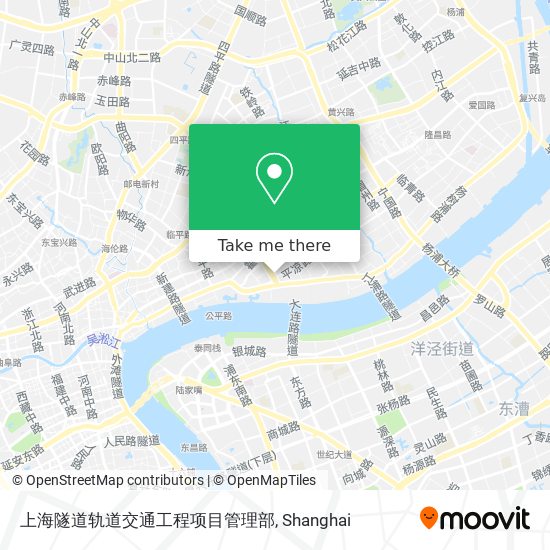 上海隧道轨道交通工程项目管理部 map