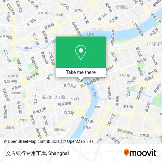 交通银行专用车库 map