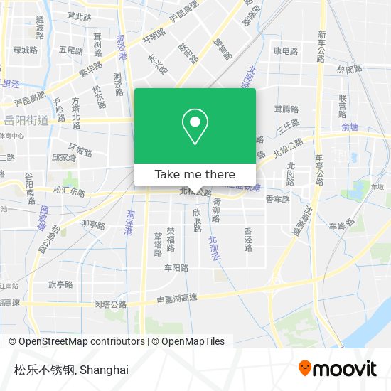 松乐不锈钢 map