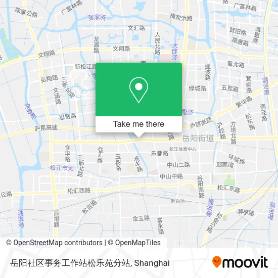 岳阳社区事务工作站松乐苑分站 map
