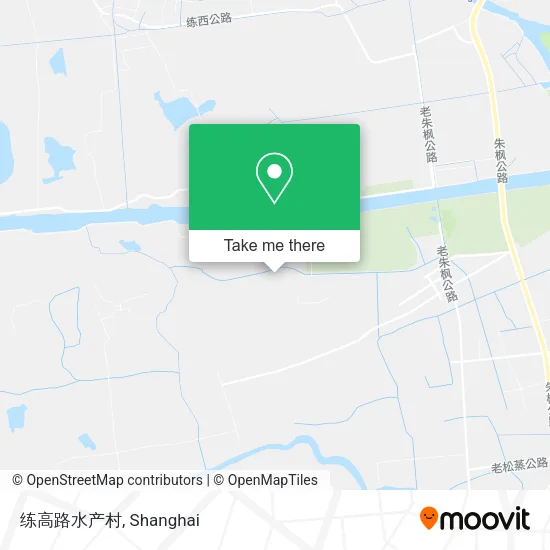 练高路水产村 map
